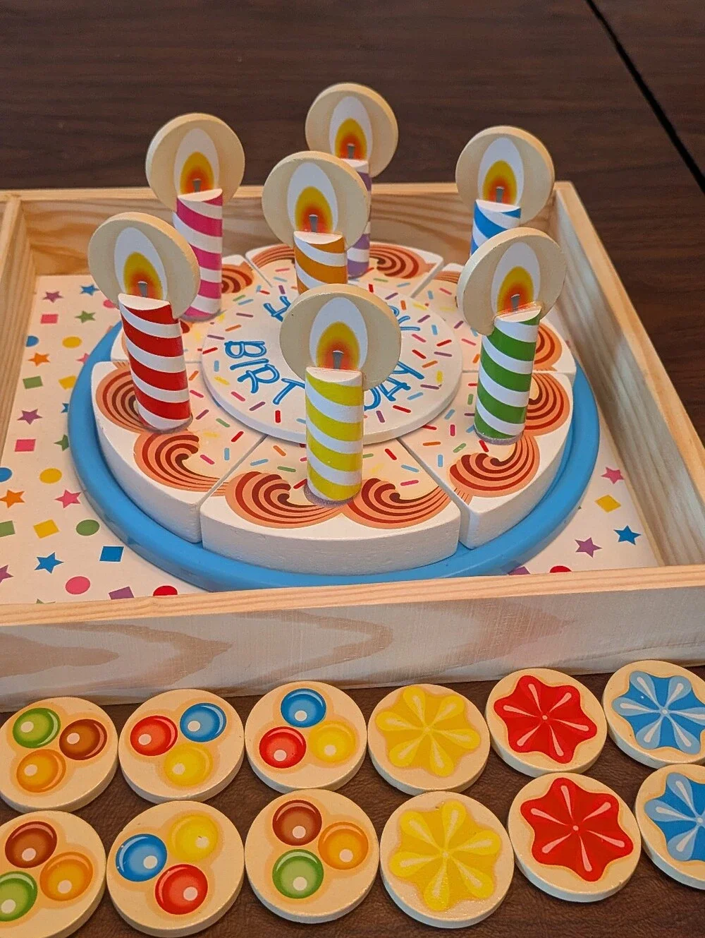 Melissa & Doug New Wooden Birthday Cake Playset and Books Sandra Boynton